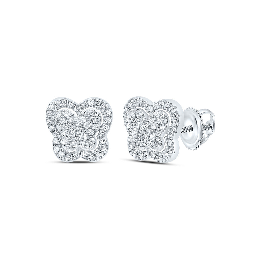 1/4Ctw-Dia P1 Gift Butterfly Stud Earring