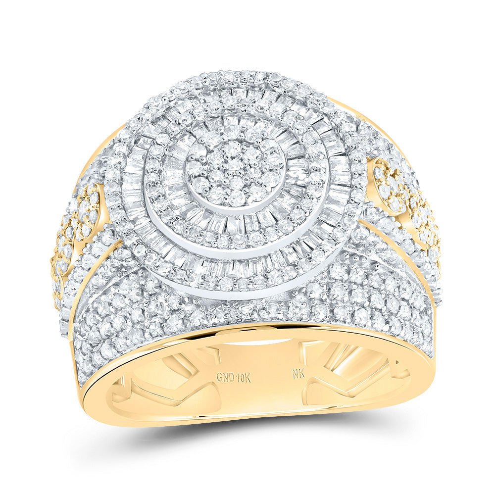 1 3/4Ctw-Nat Dia Nk Fashion Round Ladies Ring (7.08 grams)