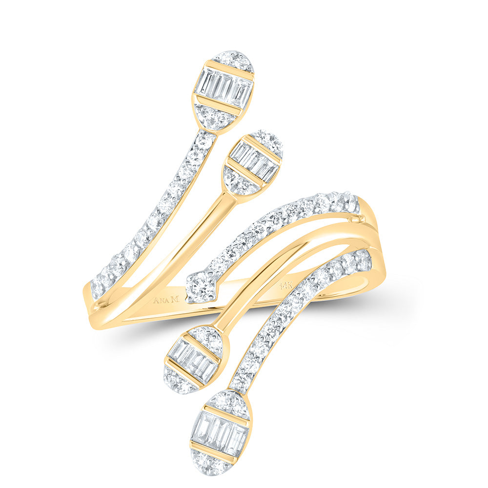 5/8Ctw-Dia Ana M Fashion Ring (4.65 grams)