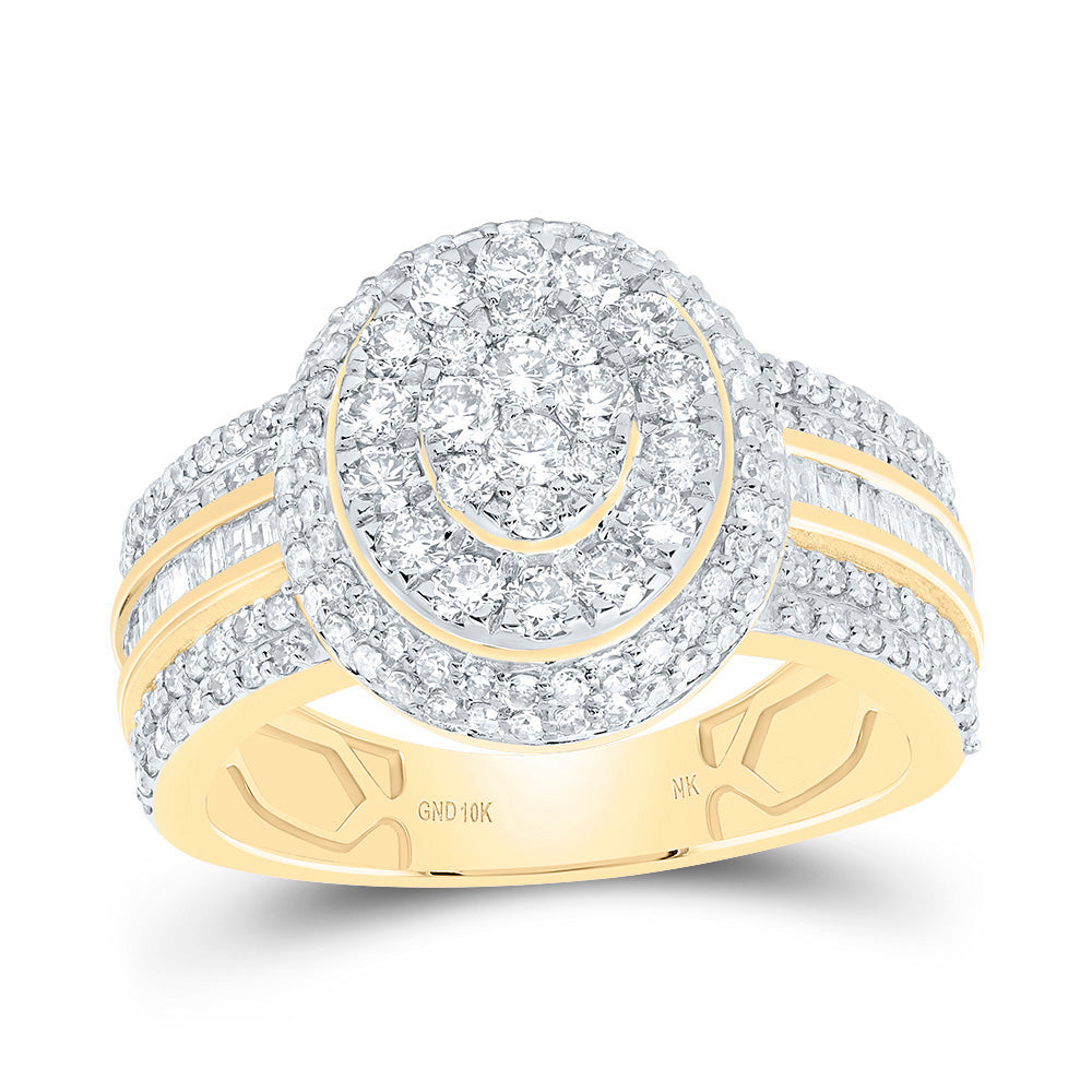 1 1/4Ctw-Dia Nk Fashion Oval Ring (4.23 grams)