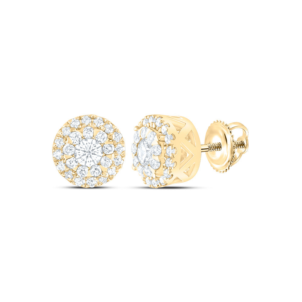1/3Ctw-Dia Ana M Elite Fashion Round Stud Earring