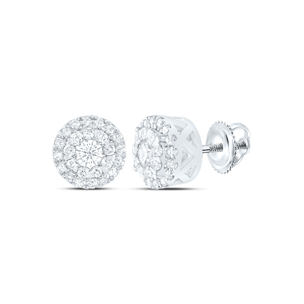 1/3Ctw-Dia Ana M Elite Fashion Round Stud Earring