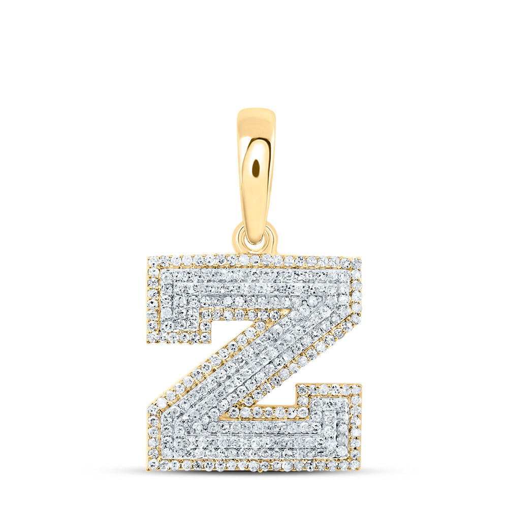 3/4Ctw-Dia P1 Gift Initial "Z" Pendant (3.008 grams)