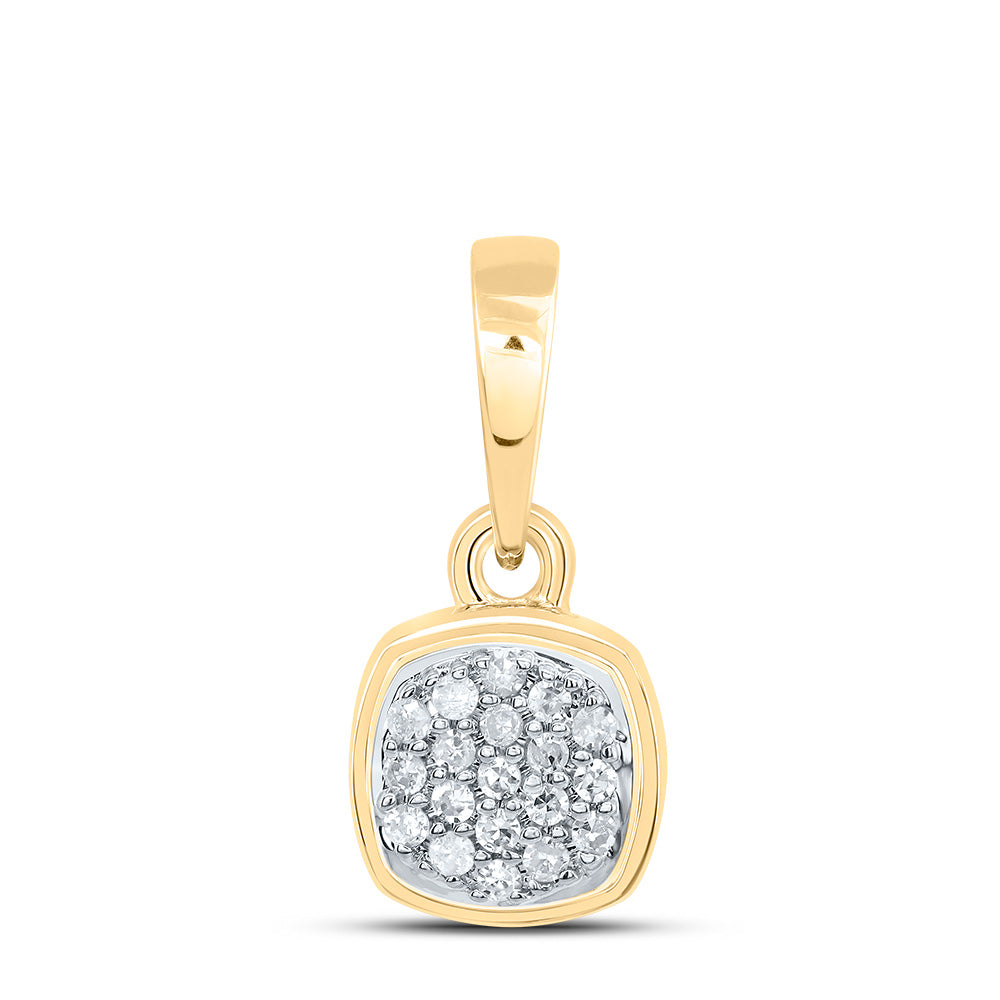 1/20Ctw-Dia P1 Gift Cushion Pendant (0.4572 grams)