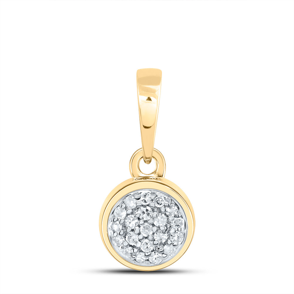 1/20Ctw-Dia P1 Gift Round Pendant (0.4354 grams)