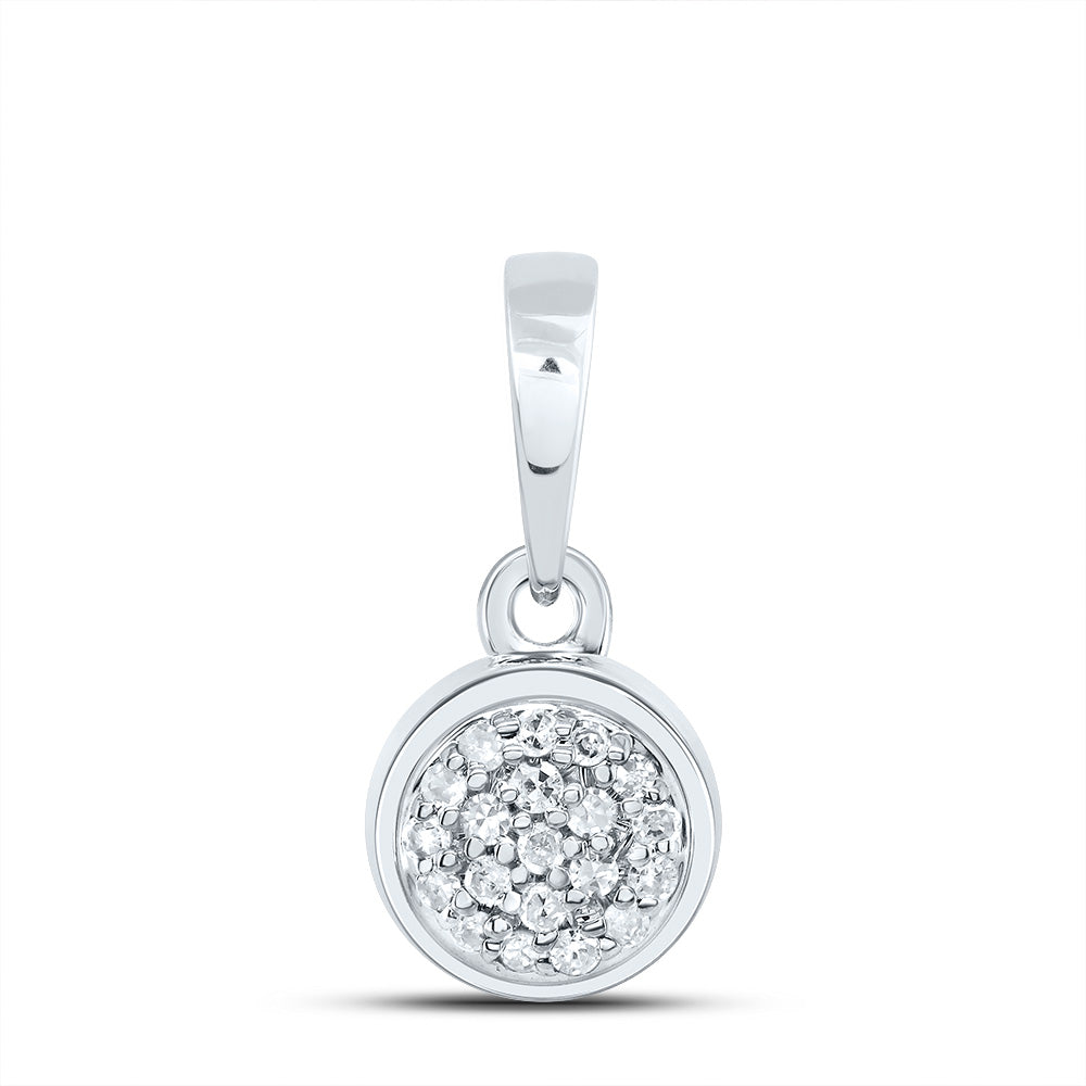 1/20Ctw-Dia P1 Gift Round Pendant (0.4354 grams)