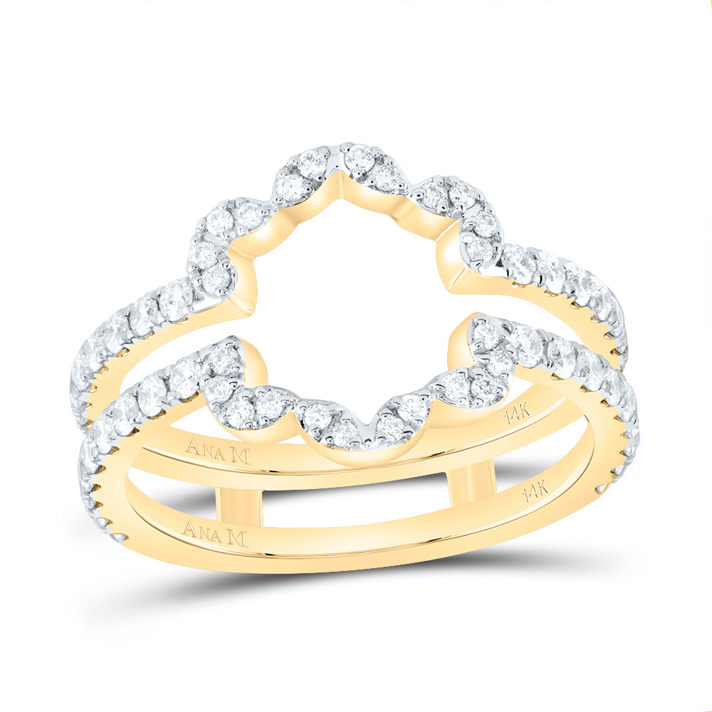 3/4Ctw-Dia Ana M Cnc Enhancer Ring (3.6 grams)