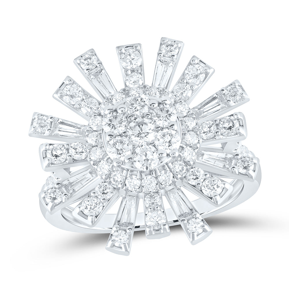 1 3/4Ctw-Dia Cn Fashion Round Ring (3.73 grams)