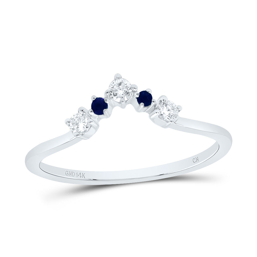 1/8Ctw-Dia Cn 1/20Ctw Rd-Bs  Nat Gem Ladies Enhancer Ring (1.46 grams)