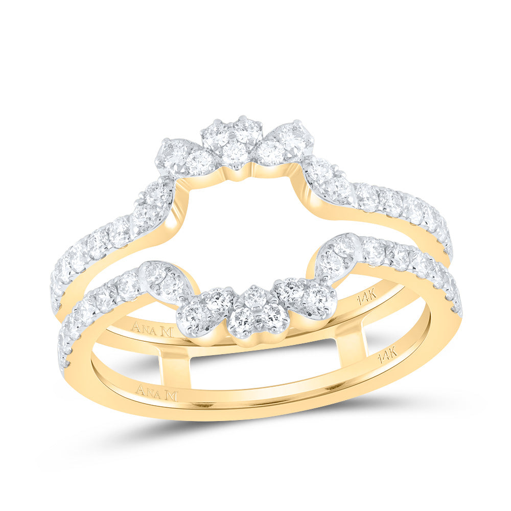 3/4Ctw-Dia Ana M Cnc Enhancer Ring (3.8 grams)