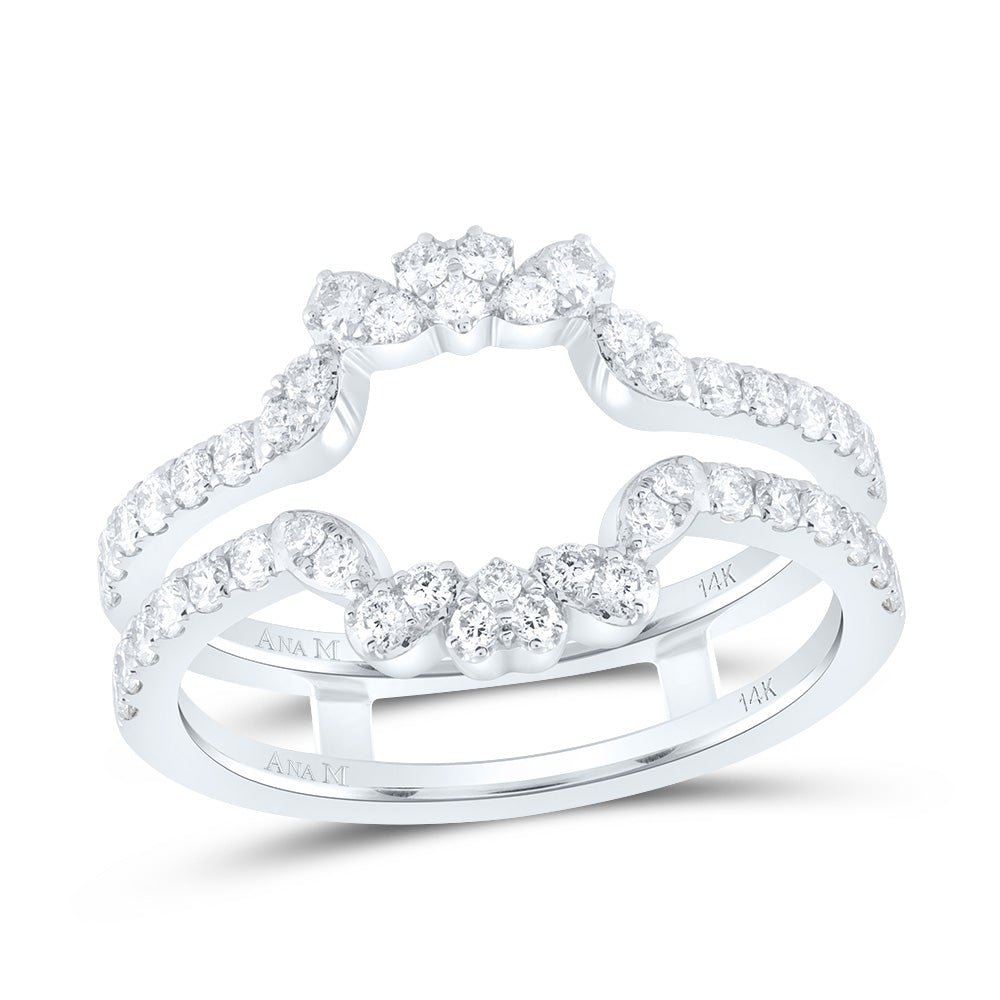 3/4Ctw-Dia Ana M Cnc Enhancer Ring (3.87 grams)