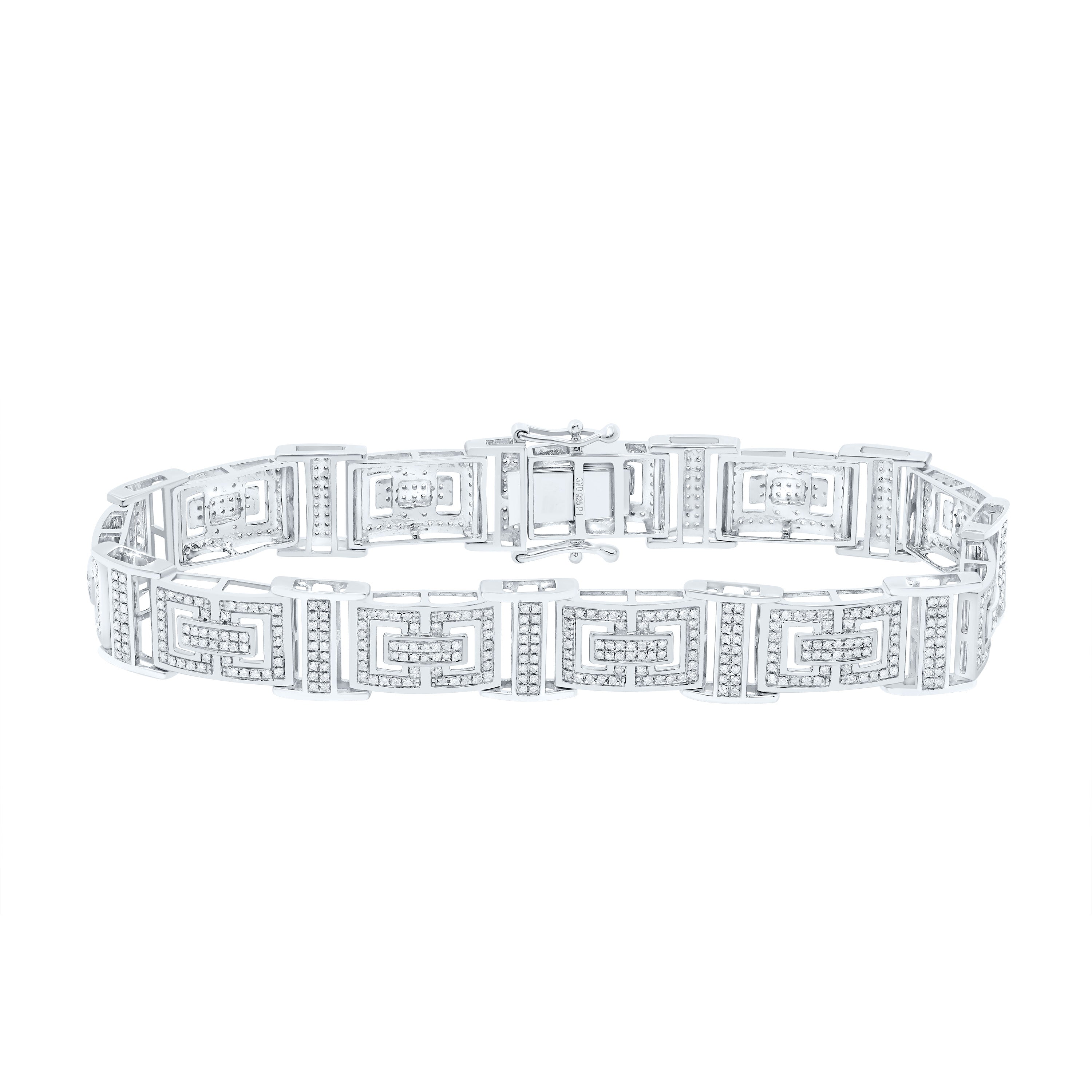 1 7/8Ctw-Dia P1 Men'S Bracelet (8 Inch) (22.784 grams)