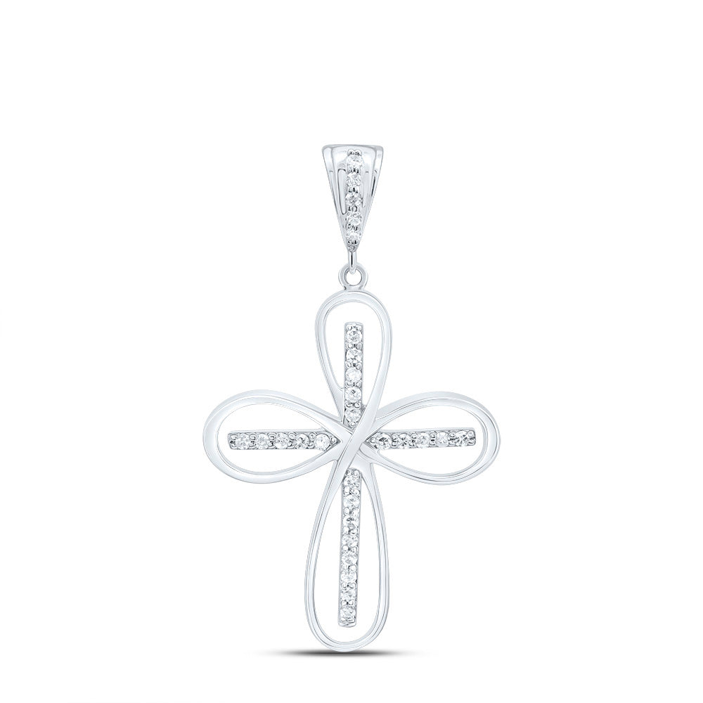 1/5Ctw-Dia P1 Gift Cross Pendant (2.42 grams)