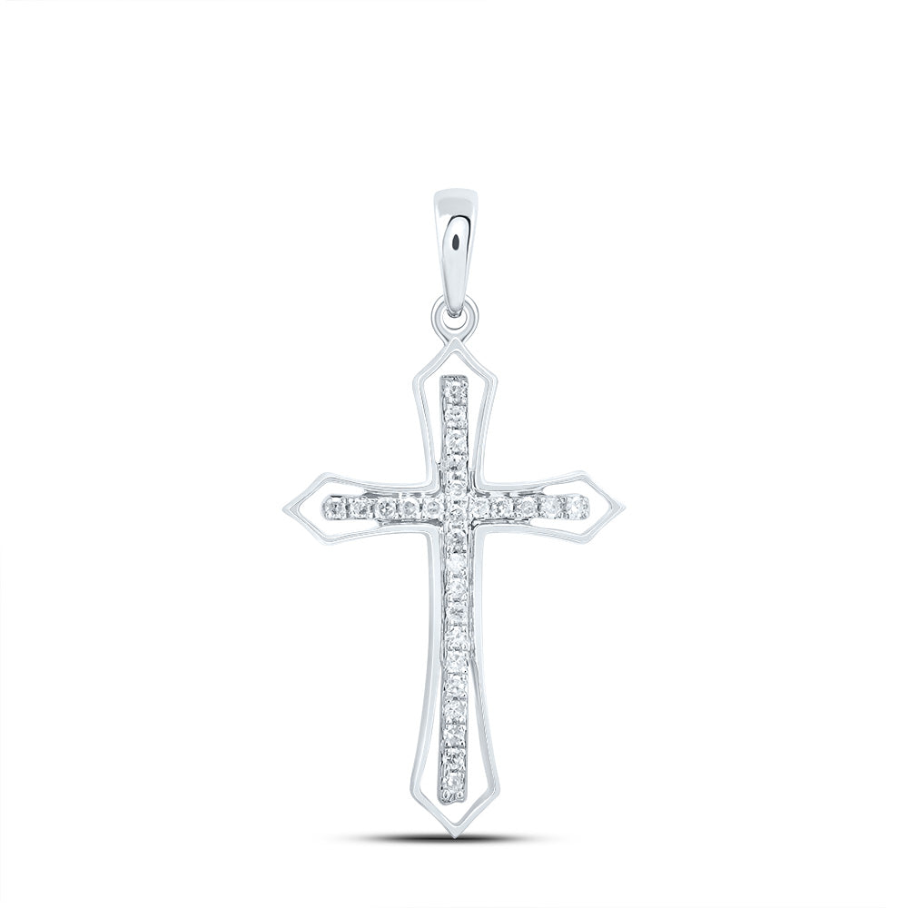 1/5Ctw-Dia P1 Gift Cross Pendant (1.25 grams)