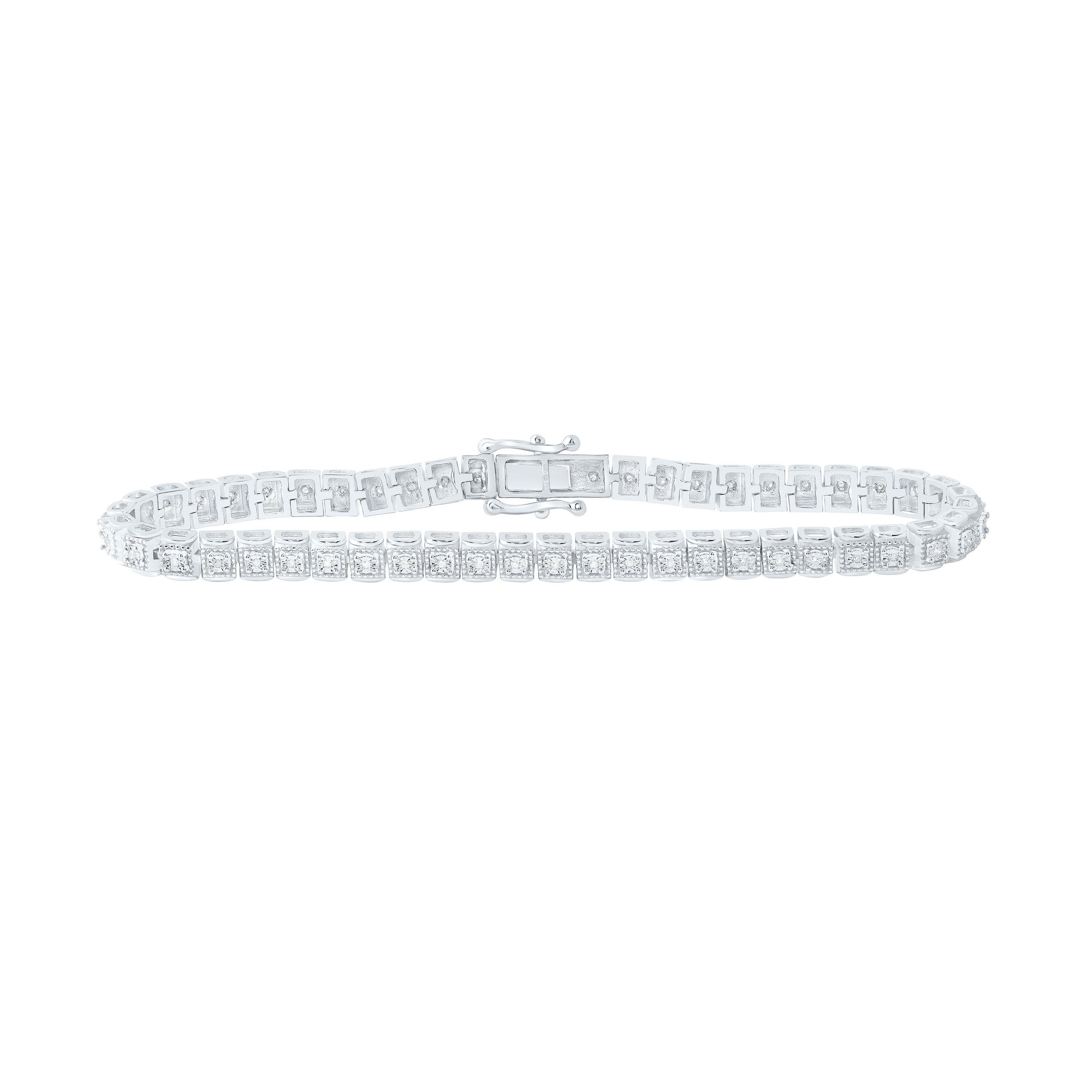 1/6Ctw-Dia P1 4.80Mm Gift Ladies Bracelet (7 Inch) (12.153 grams)