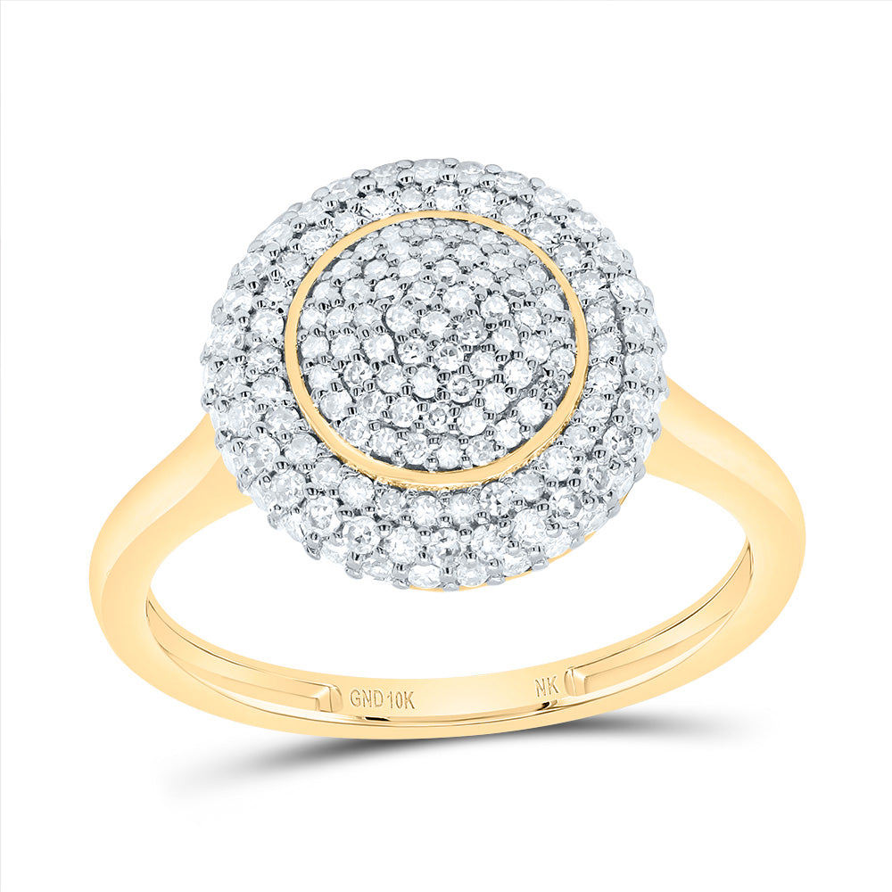 5/8Ctw-Dia Nk Fashion Round Ring (2.16 grams)
