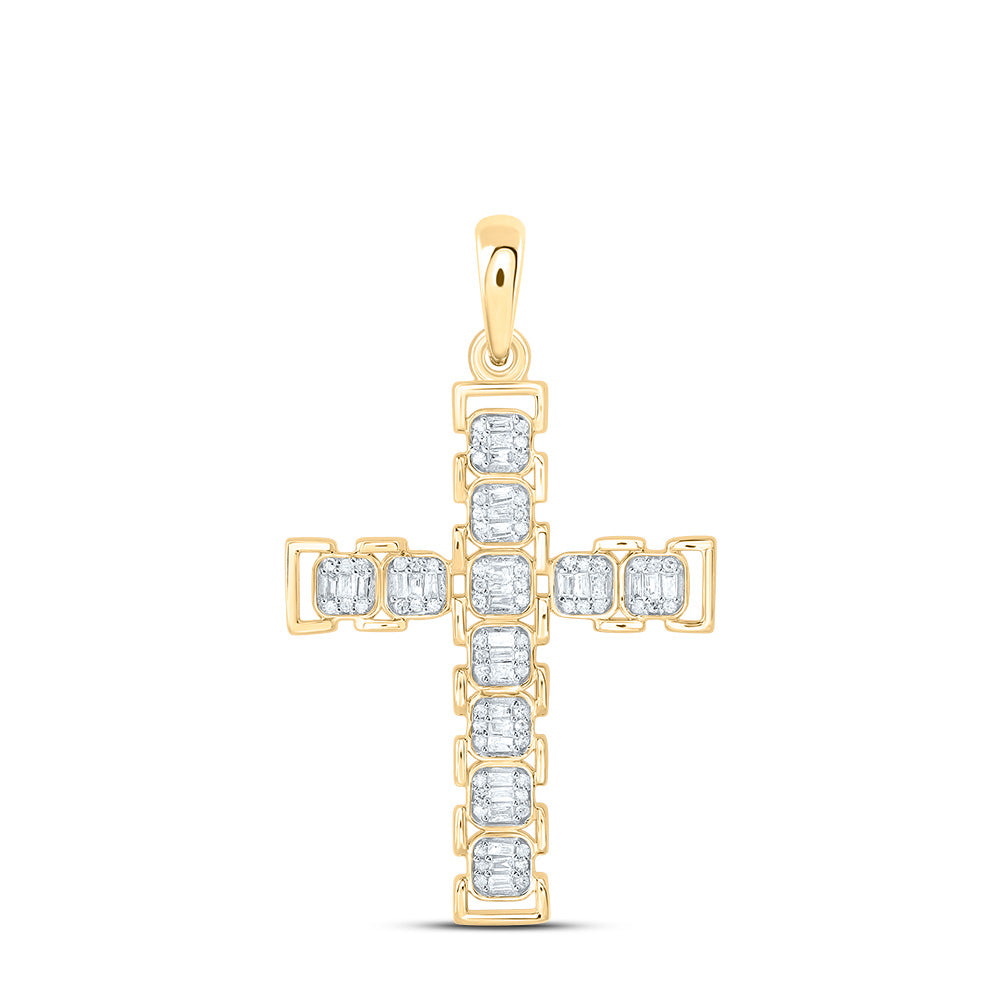 1/3 Ctw-Dia P1 Gift Cross Pendant
