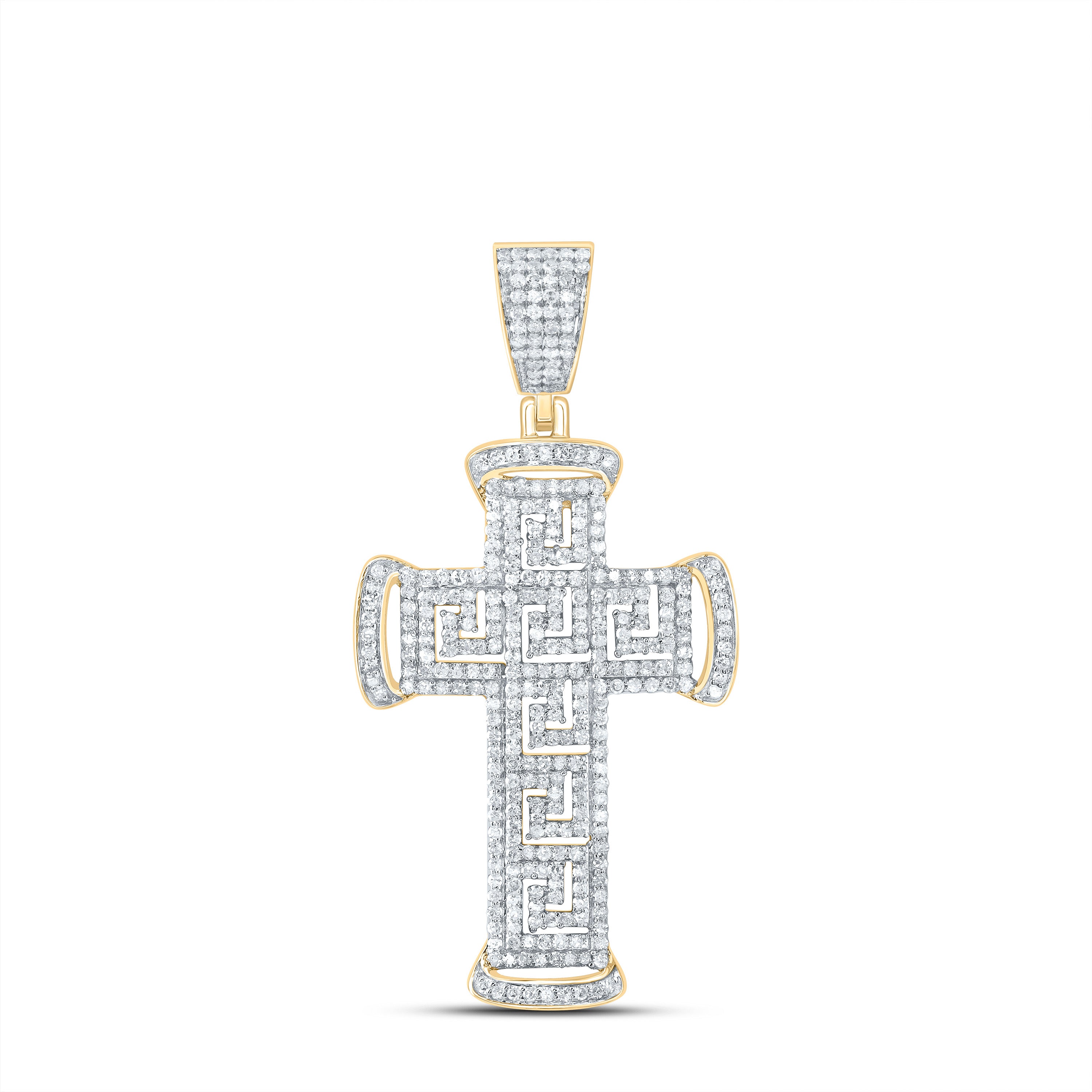 3/4Ctw-Dia P1 Gift Cross Pendant