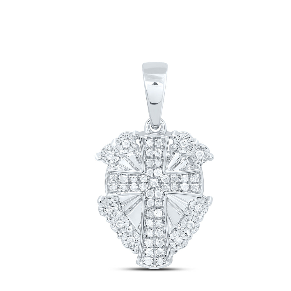 1/6Ctw-Dia P3 Gift Cross Pendant