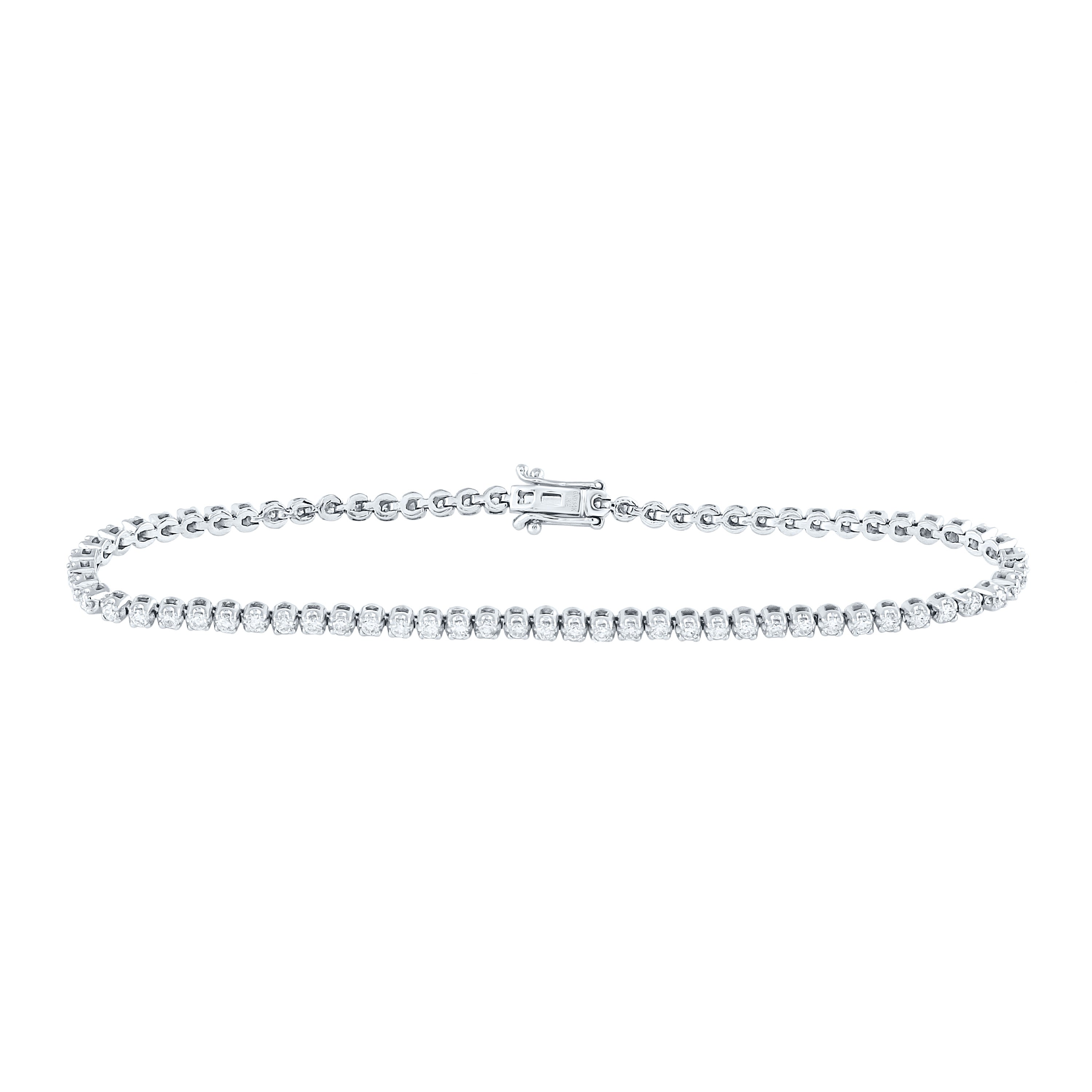 1 1/5Ctw-Nat Dia Nke Fashion Tennis Bracelet (7 Inch)
