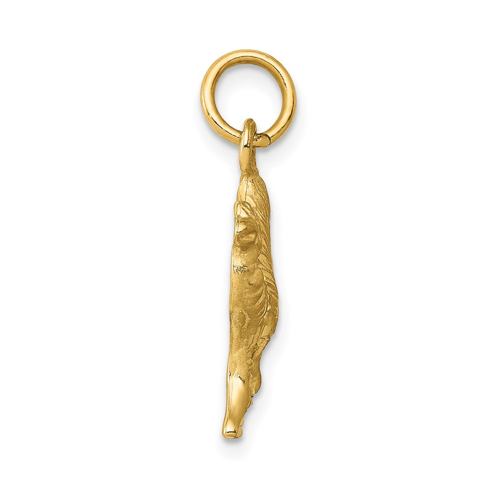 14k Yellow Gold 13 mm Camel Charm (1.21 grams)