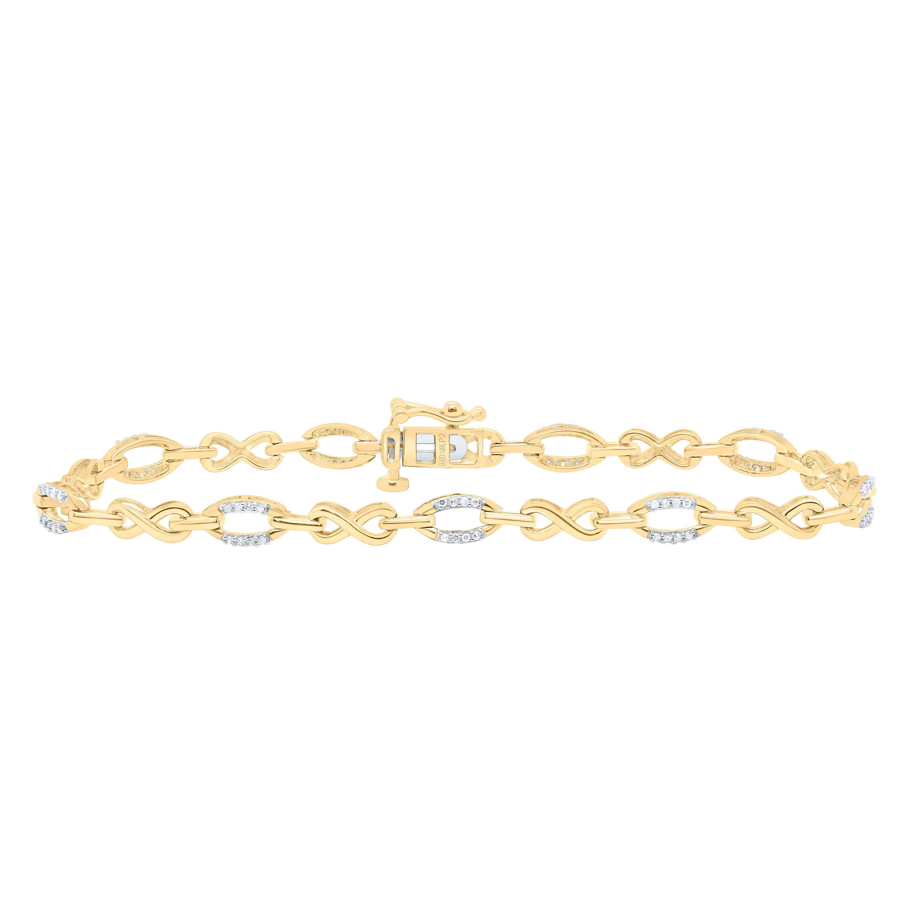 1/5Ctw-Nat Dia P2 Gift Ladies Bracelet (7 Inch)