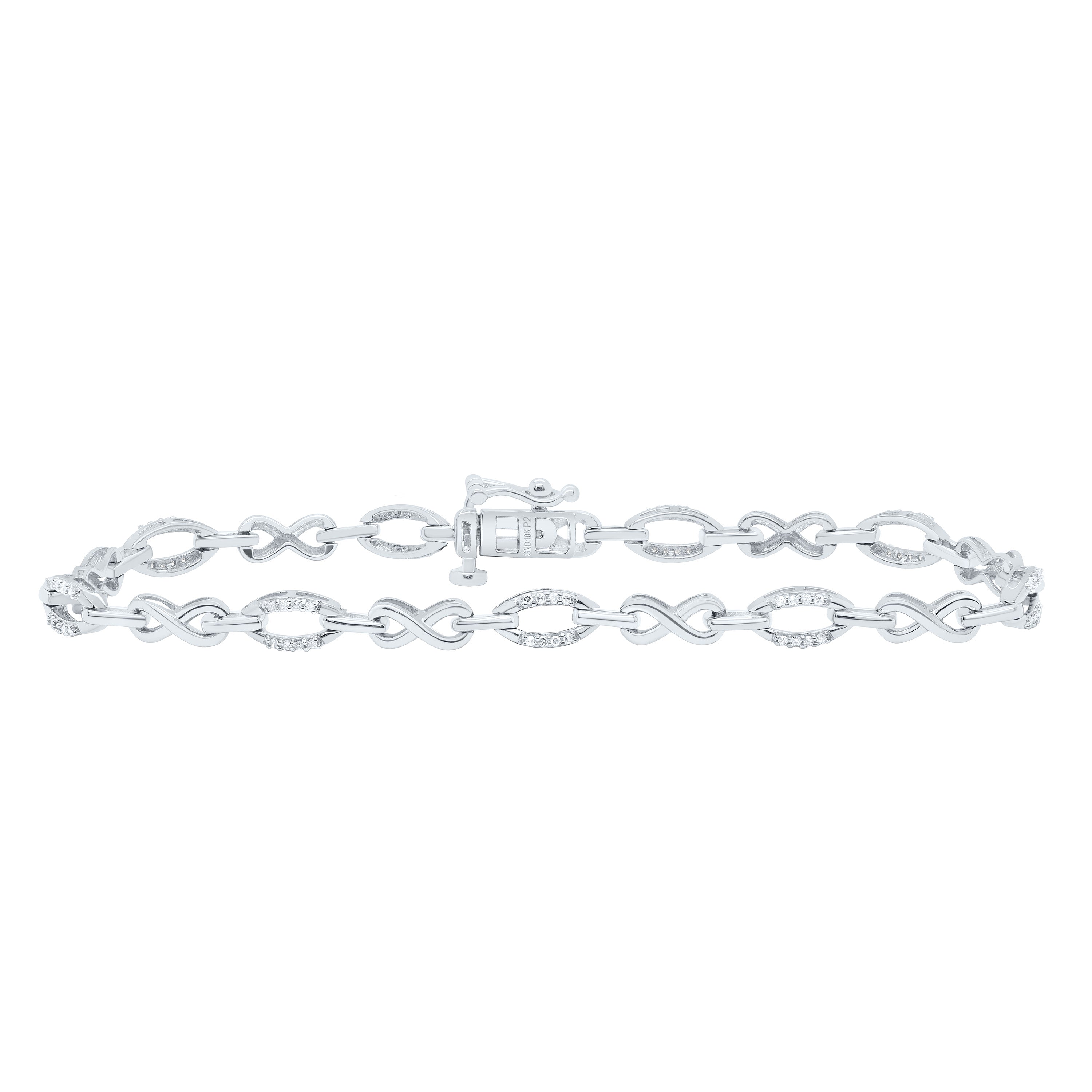 1/5Ctw-Nat Dia P2 Gift Ladies Bracelet (7 Inch)