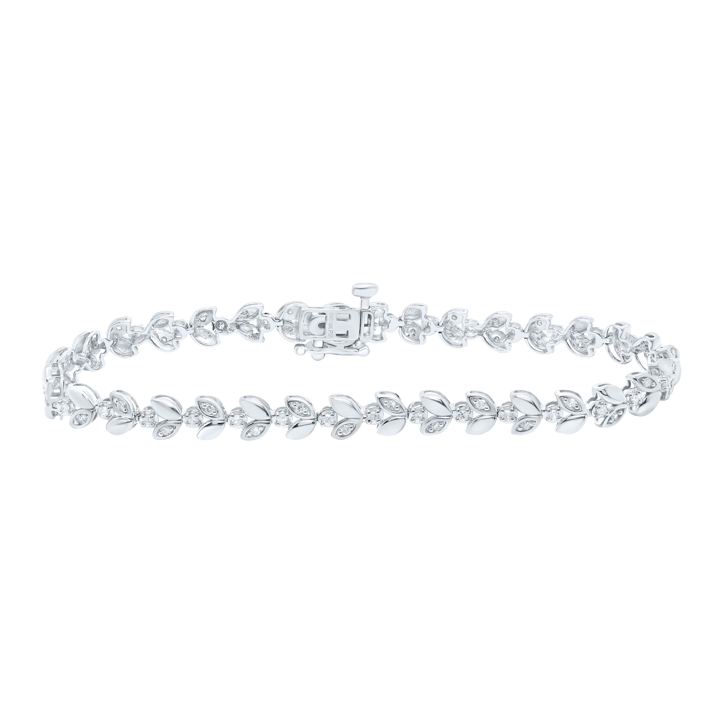 1/2Ctw-Nat Dia P2 Gift Ladies Bracelet (7 Inch)
