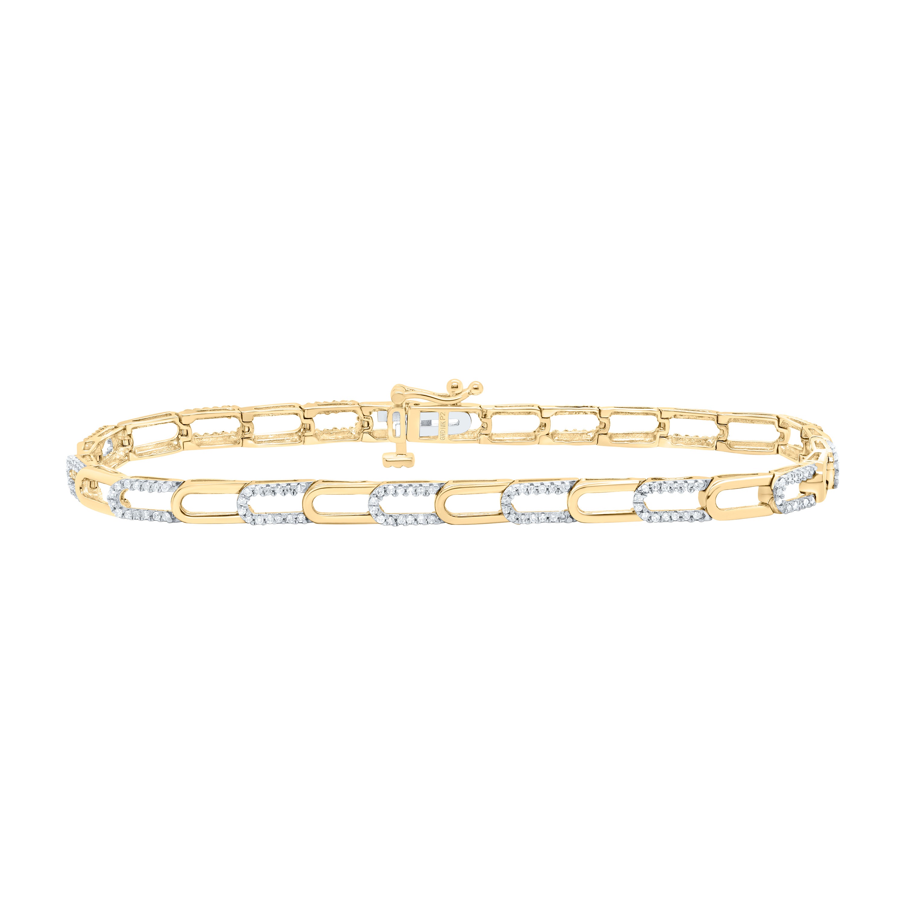 1/2Ctw-Nat Dia P2 Gift Ladies Bracelet (7 Inch)
