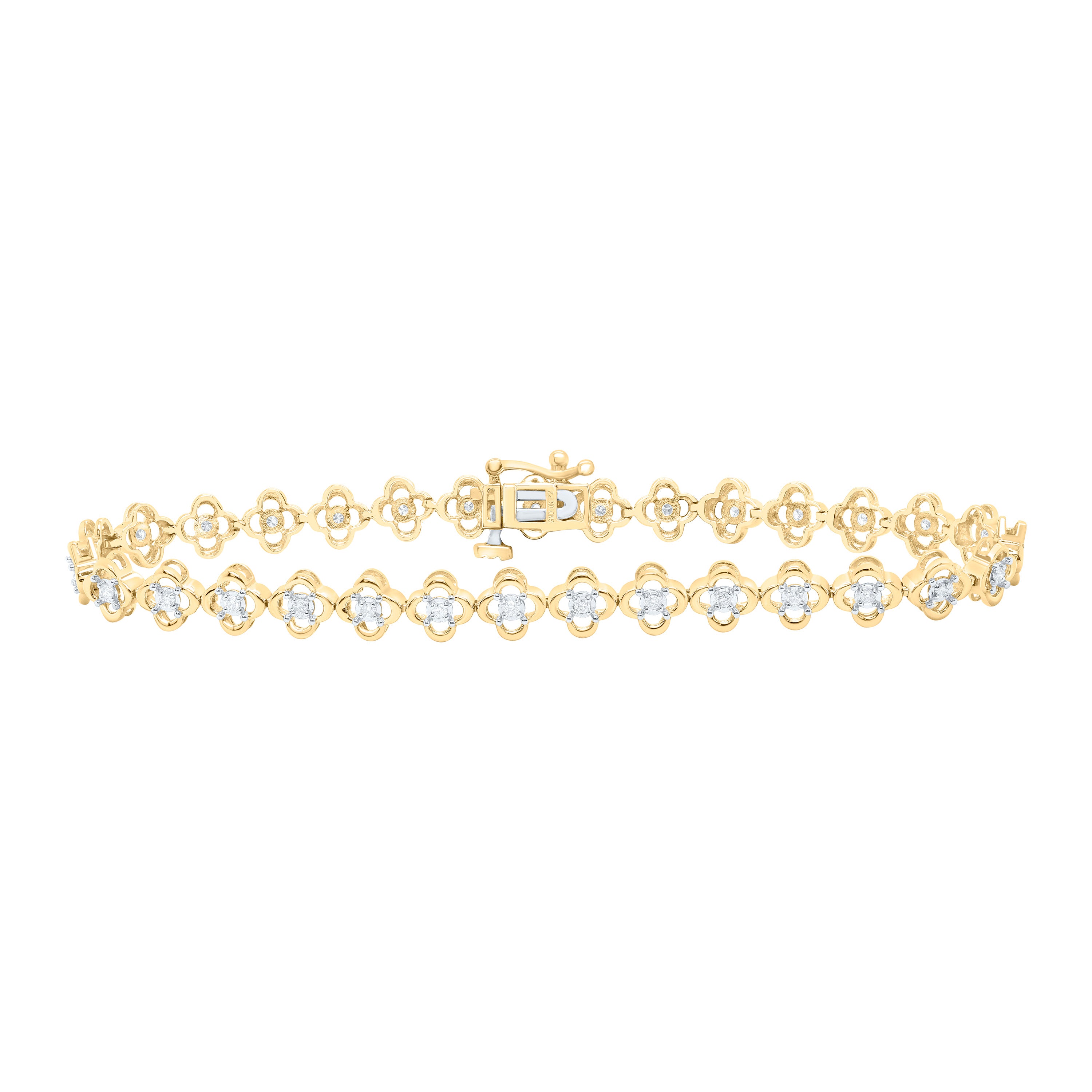 1/3Ctw-Nat Dia P2 Gift Ladies Bracelet (7 Inch)