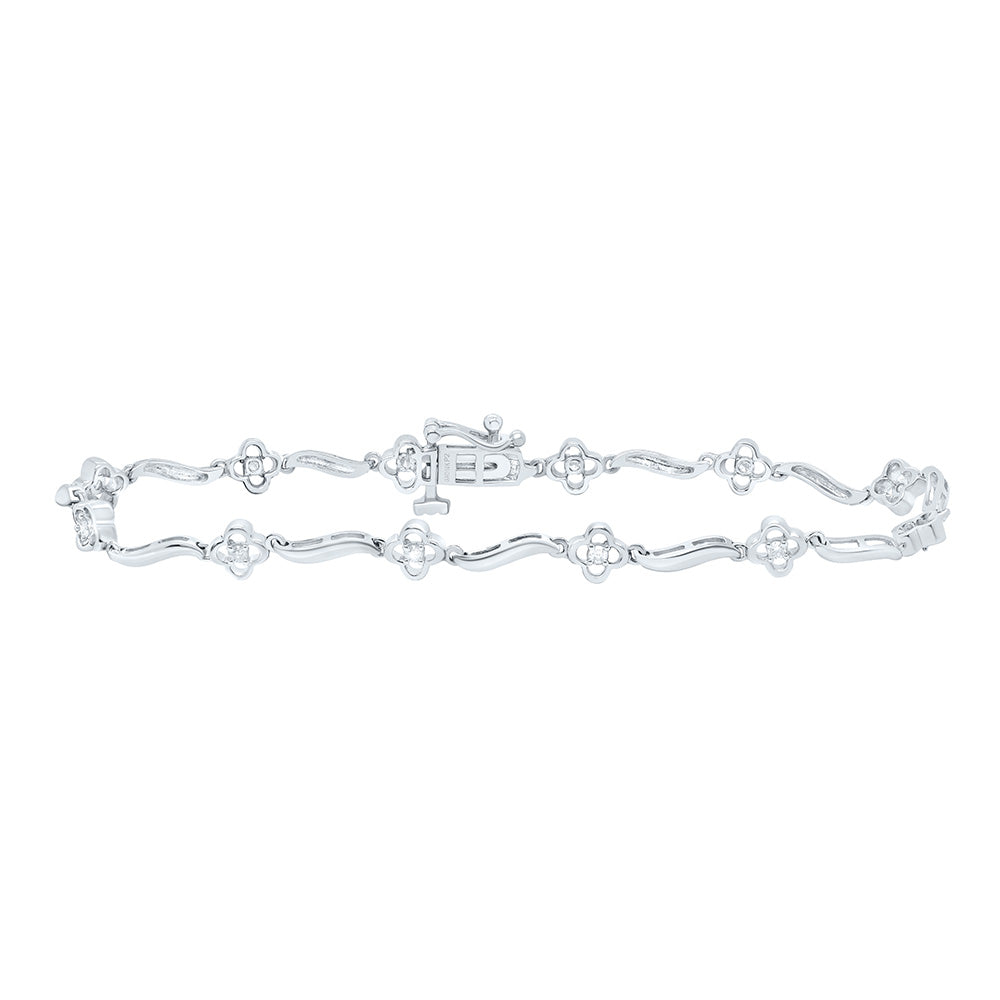 1/5Ctw-Nat Dia P2 Gift Ladies Bracelet (7 Inch)