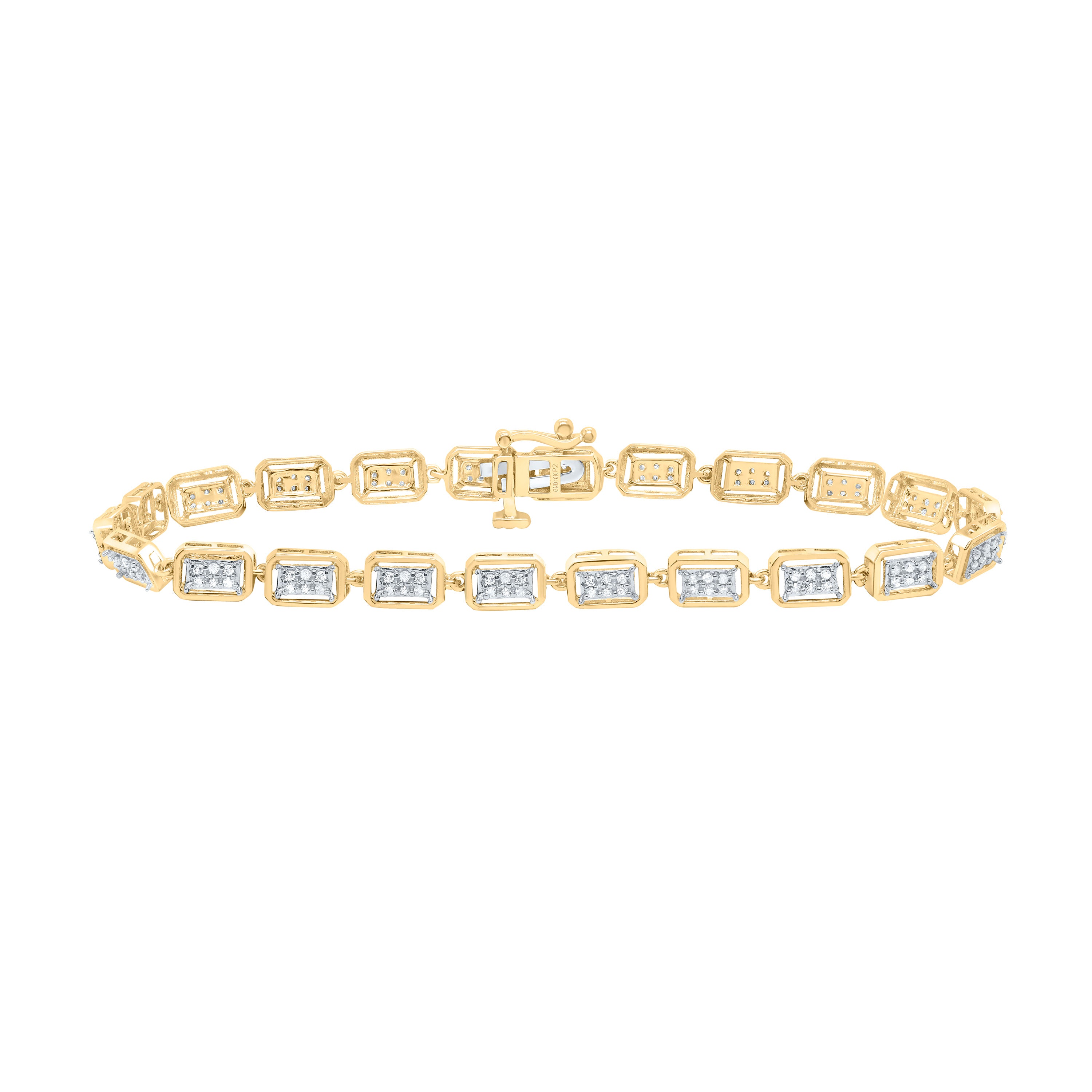 1/2Ctw-Nat Dia P2 Gift Ladies Bracelet (7 Inch)