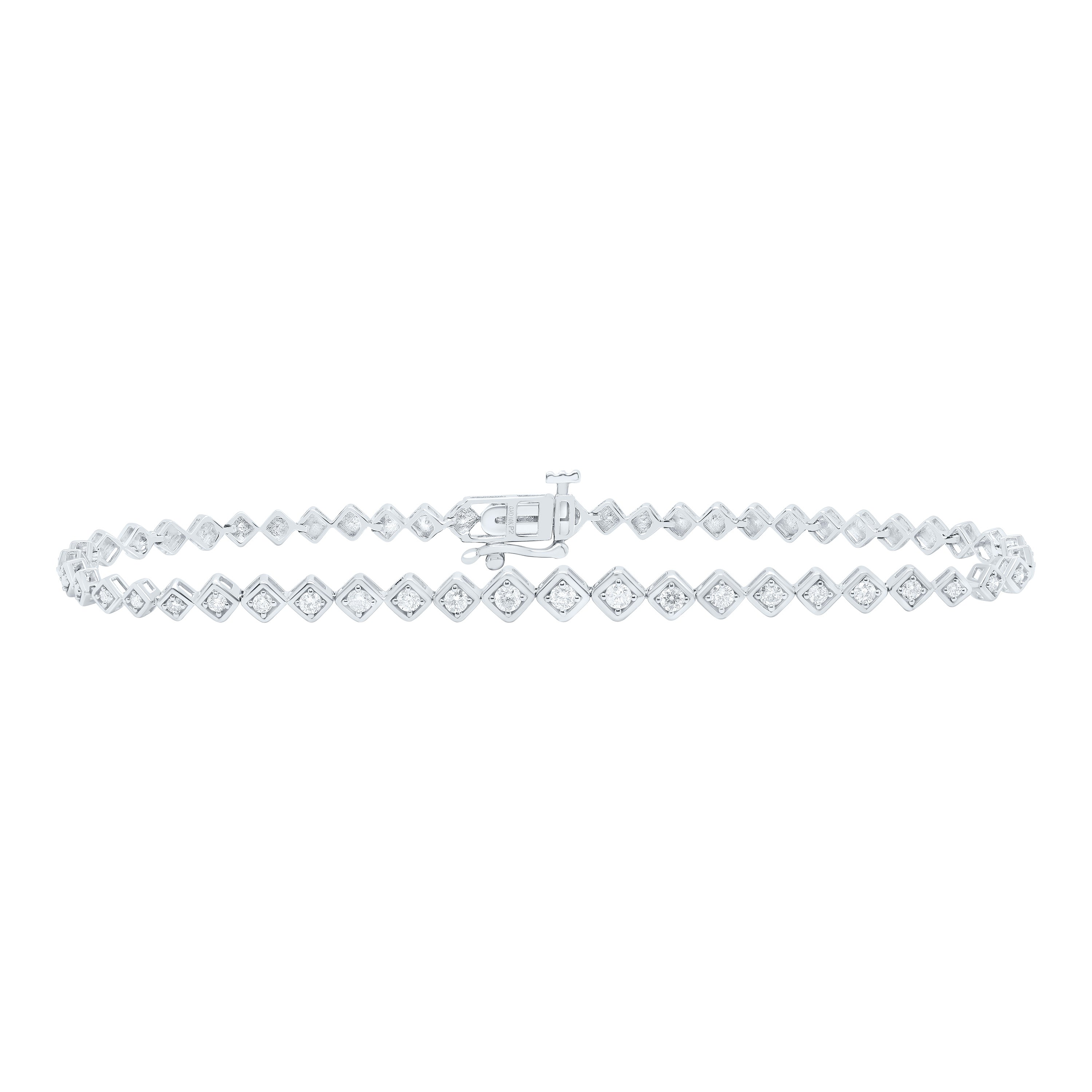 1/2Ctw-Nat Dia P2 Gift Ladies Bracelet (7 Inch)