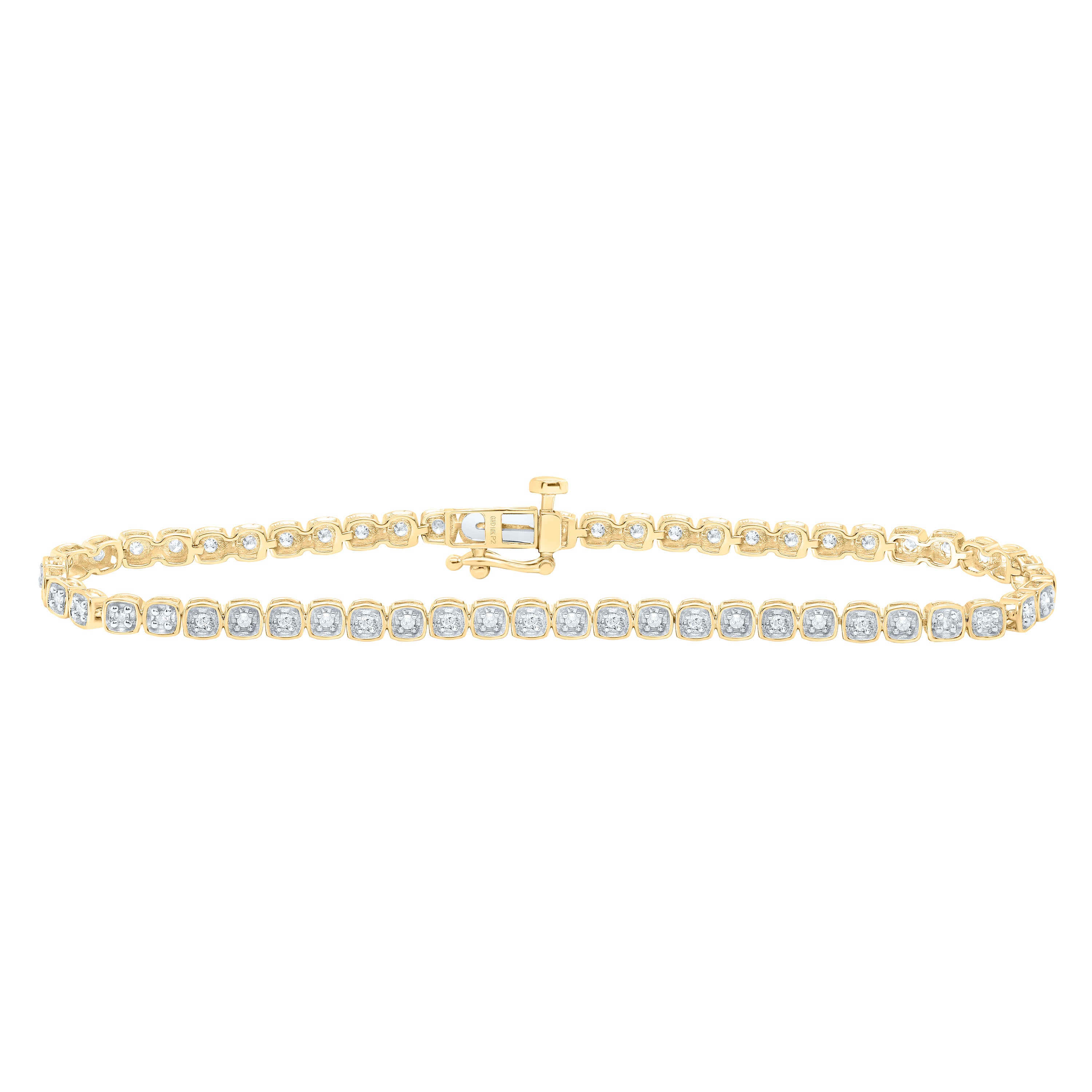 1/2Ctw-Nat Dia P2 Gift Ladies Bracelet (7 Inch)