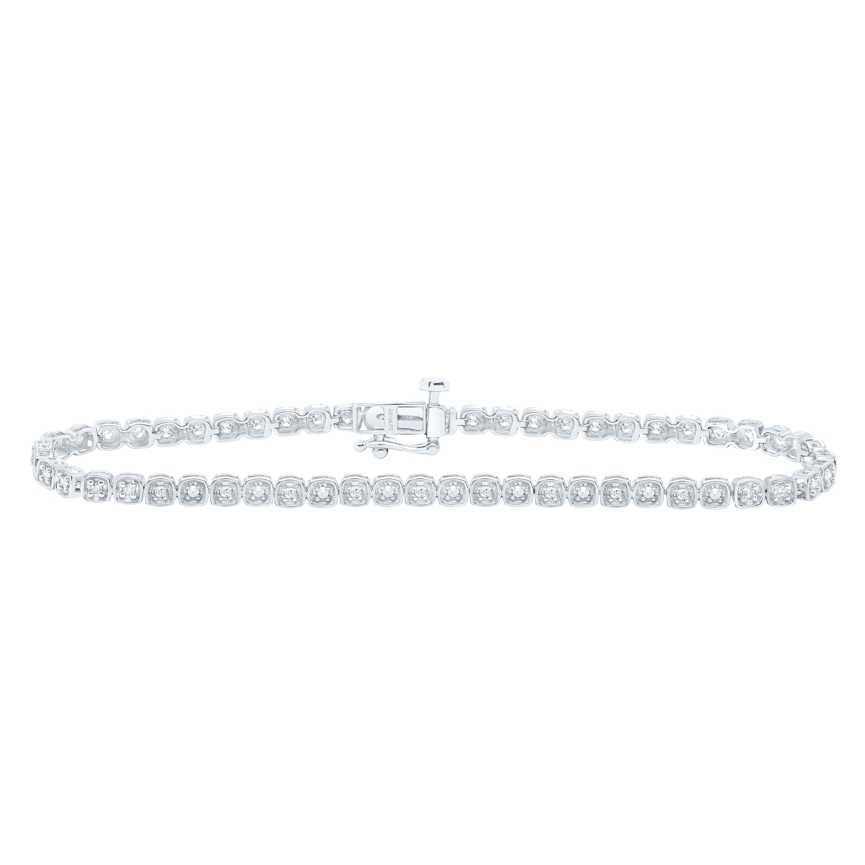 1/2Ctw-Nat Dia P2 Gift Ladies Bracelet (7 Inch)