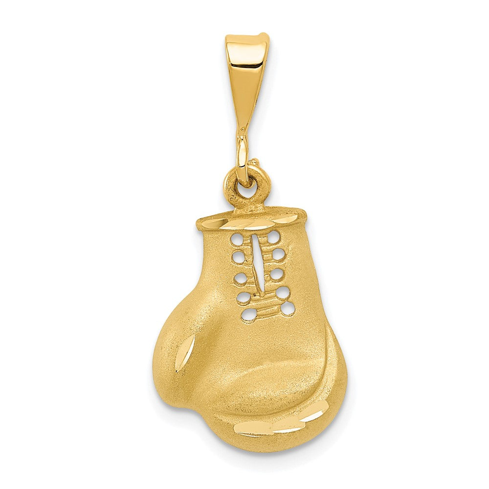 14k Yellow Gold 13 mm Boxing Glove Charm (2.4 grams)