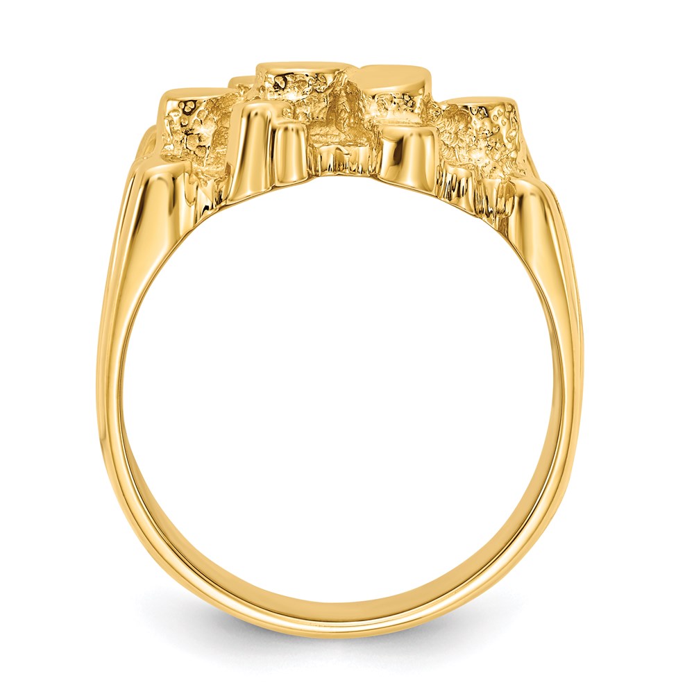 14k Men's Nugget Ring (11.31 grams)