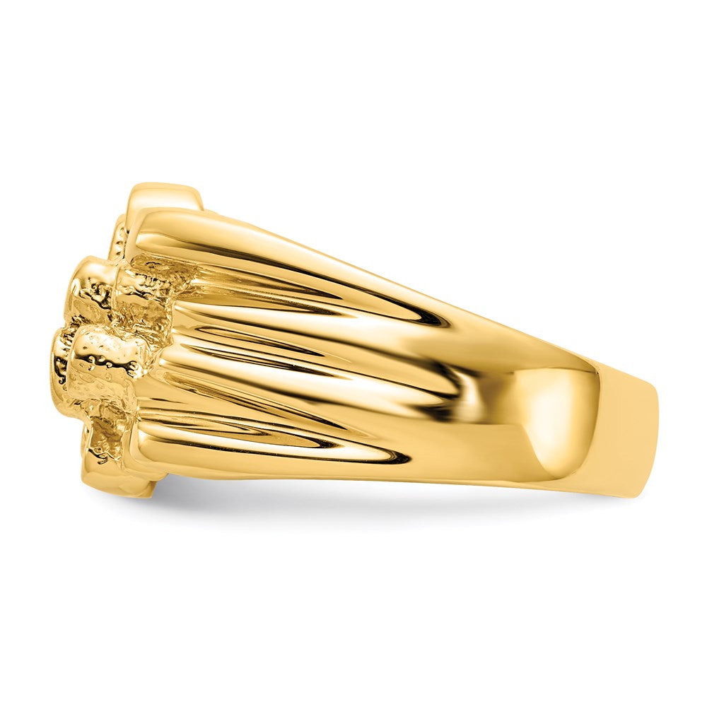14k Men's Nugget Ring (11.31 grams)