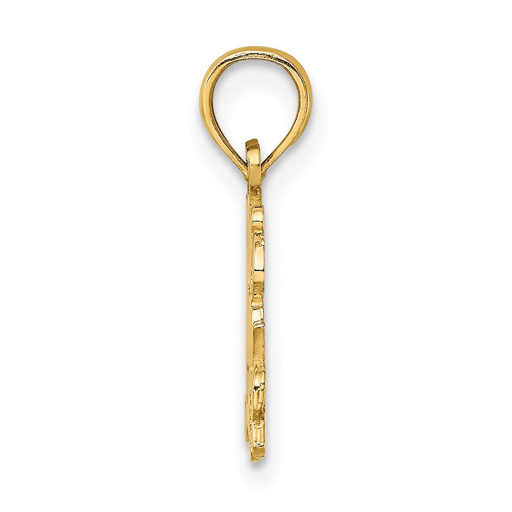 14K TODAY TOMORROW AND FOREVER Charm (0.58 grams)