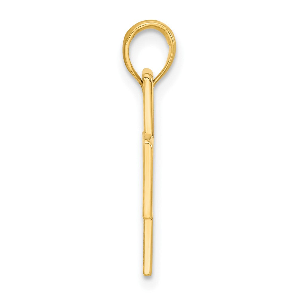 14k Yellow Gold 18.1 mm Polished Cross Pendant (2.05 grams)