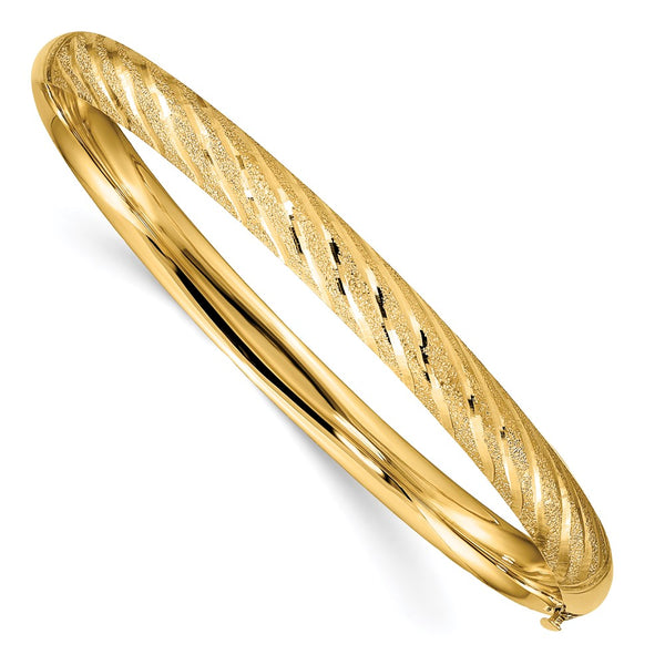 14kt hotsell solid yellow gold bangle 5.6 grams SCRAP