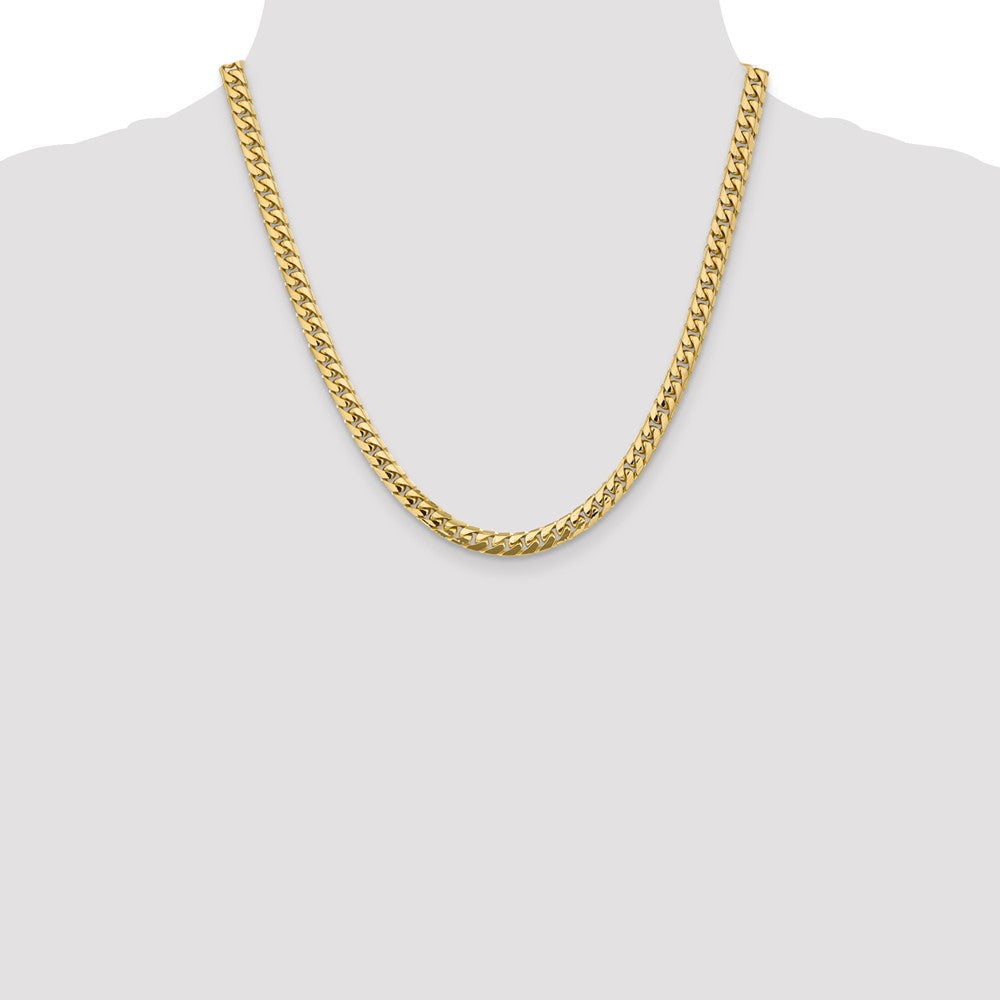 14k 5.5mm Solid Miami Cuban Chain (37.62 grams)