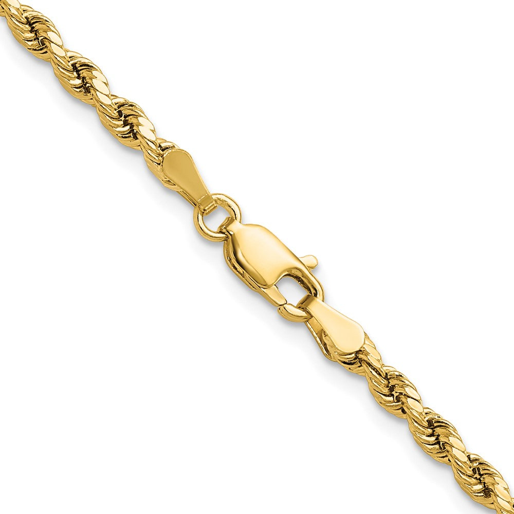 14k 3mm Semi-solid D/C Rope Chain (4.01 grams)