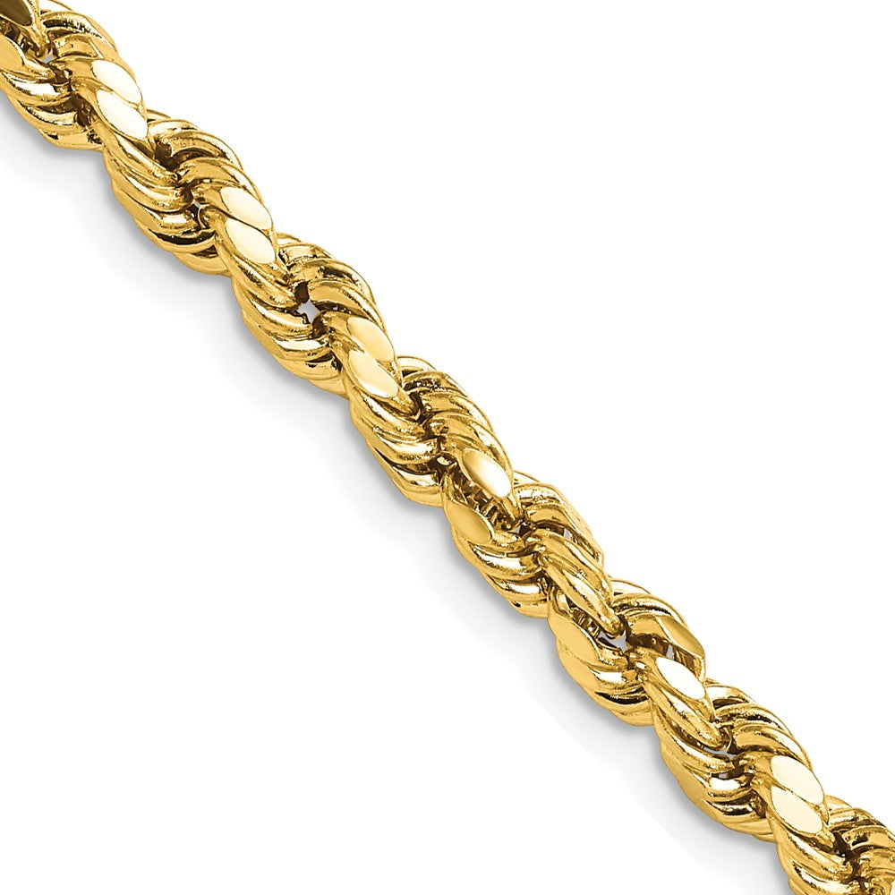 14k 4.9mm Semi-solid D/C Rope Chain (7.19 grams)