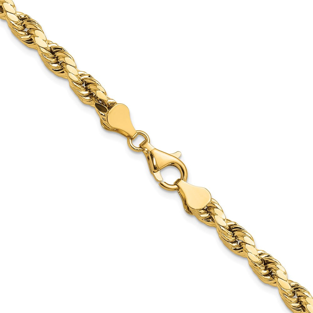 14k 5.5mm Semi-solid D/C Rope Chain (9.50 grams)