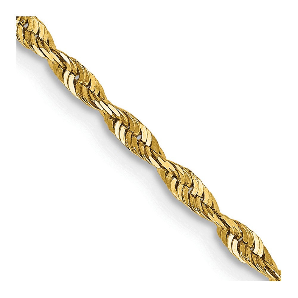 14k 2.0mm Extra-Light D/C Rope Chain (3.66 grams)