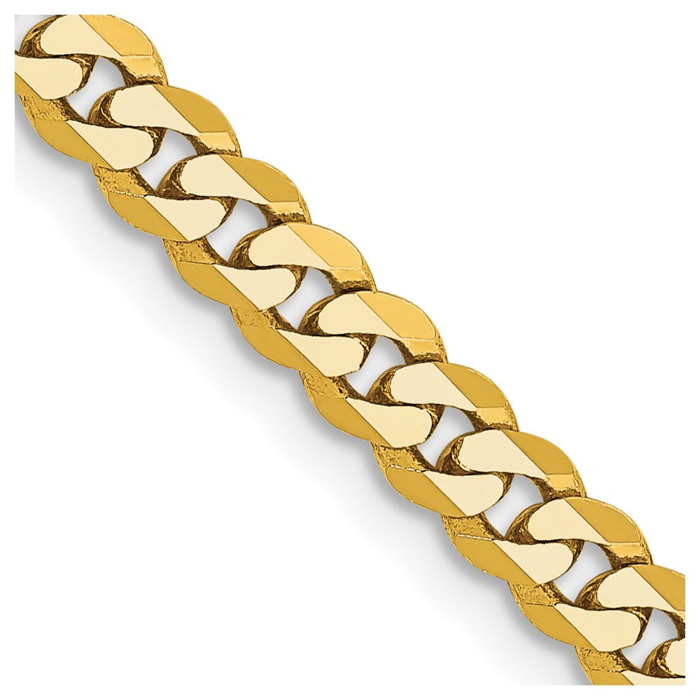 14k 3.9mm Flat Beveled Curb Chain (10.30 grams)