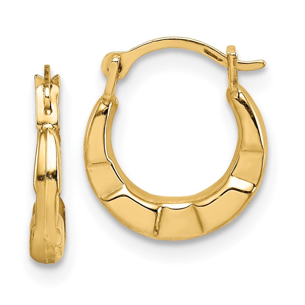 14k Madi K Hoop Earrings (0.3 grams)