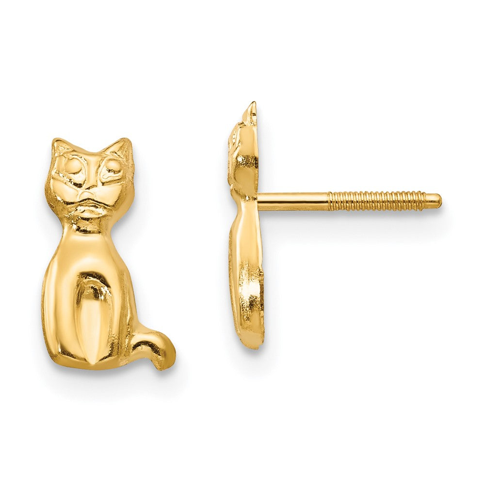 14k Madi K Cat Earrings (0.28 grams)