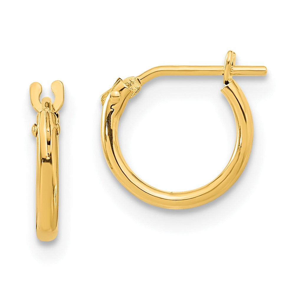 14k Madi K Hoop Earrings (0.25 grams)